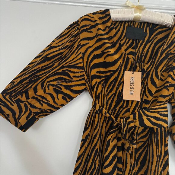 No. 6 Store Tiger Print Jumpsuit - Picture 3 of 6